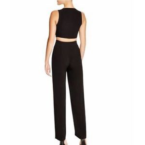 Black jumpsuit with cut-out